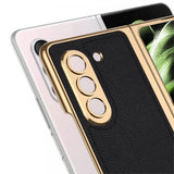 GKK Samsung Galaxy Z Fold 5 Cover Stribet Sort