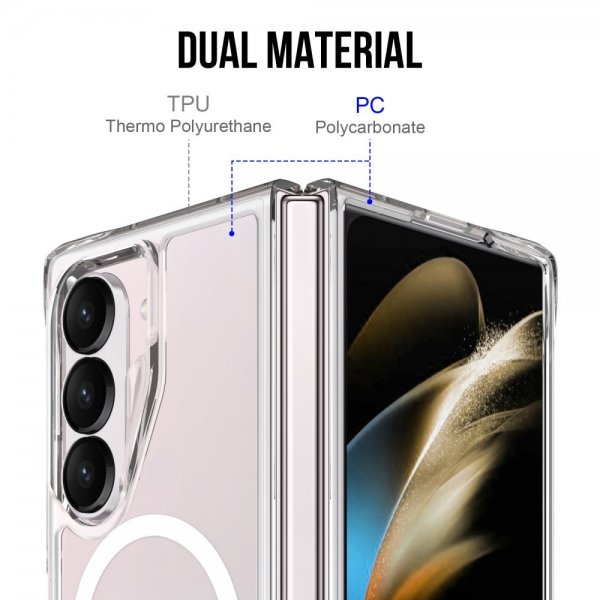 Samsung Galaxy Z Fold 6 Cover MagSafe Transparent