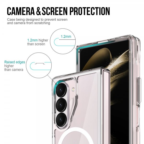 Samsung Galaxy Z Fold 6 Cover MagSafe Transparent
