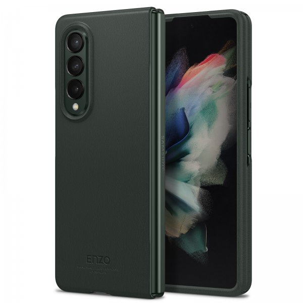 Spigen Samsung Galaxy Z Fold3 Cover Enzo Classic Green