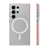 Samsung Galaxy S24 Ultra Cover Bølget MagSafe Orange