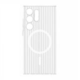 Samsung Galaxy S24 Ultra Cover Korrugeret MagSafe Hvid