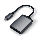 Satechi USB-C UHS-II hukommelseskortlæser Space Gray
