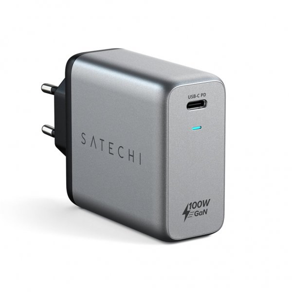 Satechi 100W USB-C PD vægoplader GaN