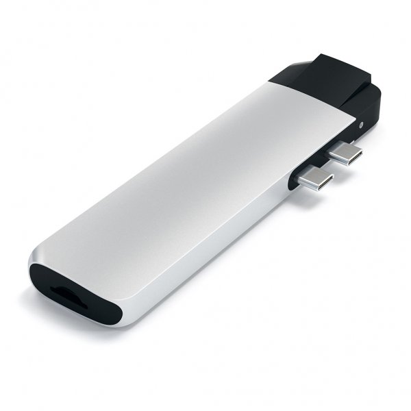 Satechi USB-C Pro Hub med 4K HDMI og Ethernet Sølv