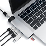Satechi USB-C Pro Hub med 4K HDMI og Ethernet Sølv