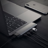 Satechi USB-C Pro Hub med 4K HDMI og Ethernet Space Gray