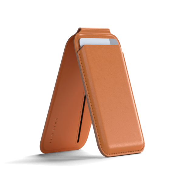Satechi Kort-etui Vegansk Læder Magnetisk Wallet Stand Orange