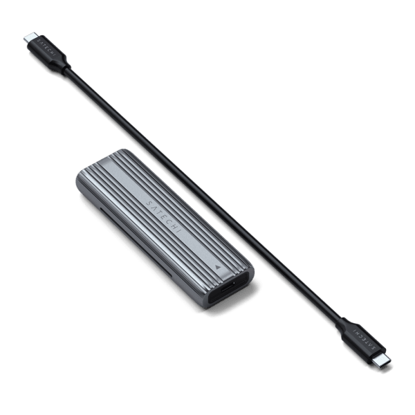 Satechi USB-C NVMe og SATA SSD-kabinet