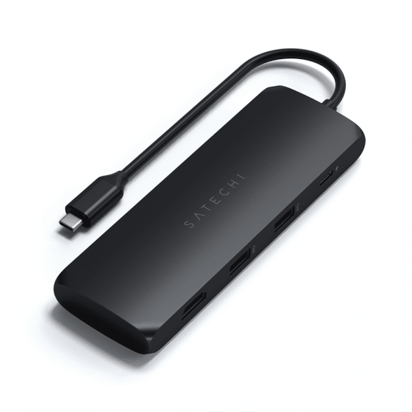 Satechi USB-C HYBRID med indbygget mulighed for SSD-lagring Sort