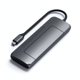 Satechi USB-C HYBRID med indbygget mulighed for SSD-lagring Sort