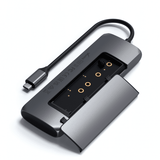 Satechi USB-C HYBRID med indbygget mulighed for SSD-lagring Sort
