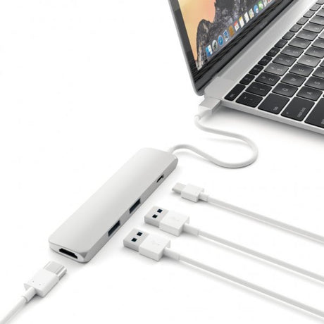 Satechi Type-C Slim Multi-port Adapter 4K Space Gray