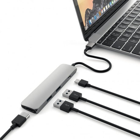 Satechi Type-C Slim Multi-port Adapter 4K Space Gray