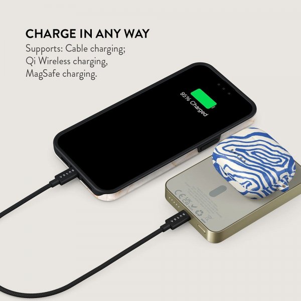 Burga Powerbank MagSafe 5000 mAh Seven Seas Guld