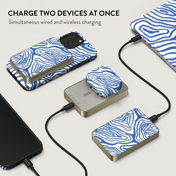 Burga Powerbank MagSafe 5000 mAh Seven Seas Guld