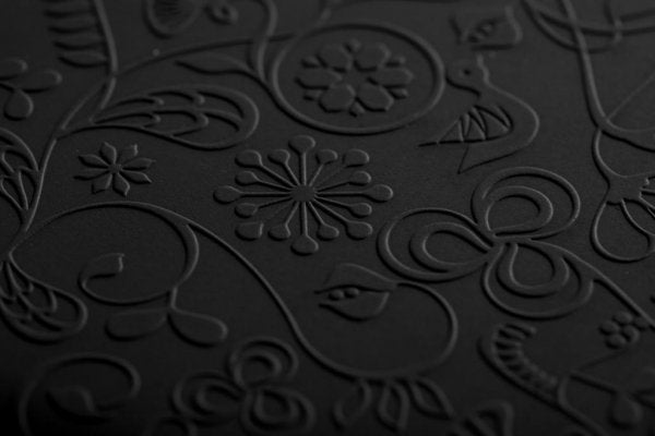 Bluelounge iPad 9.7 (gen 2/3/4) Cover Shell Blomstermønster Sort