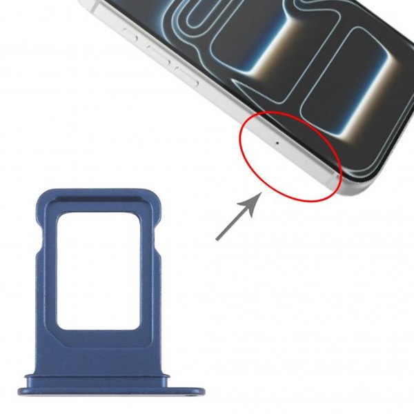 SIM-kortholder til iPhone 17 Pro - Deep blue