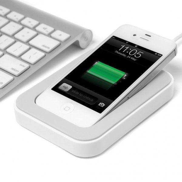 Bluelounge Saidoka 30-pin iPhone 3 / 4 / 4s Opladningsdock Hvid
