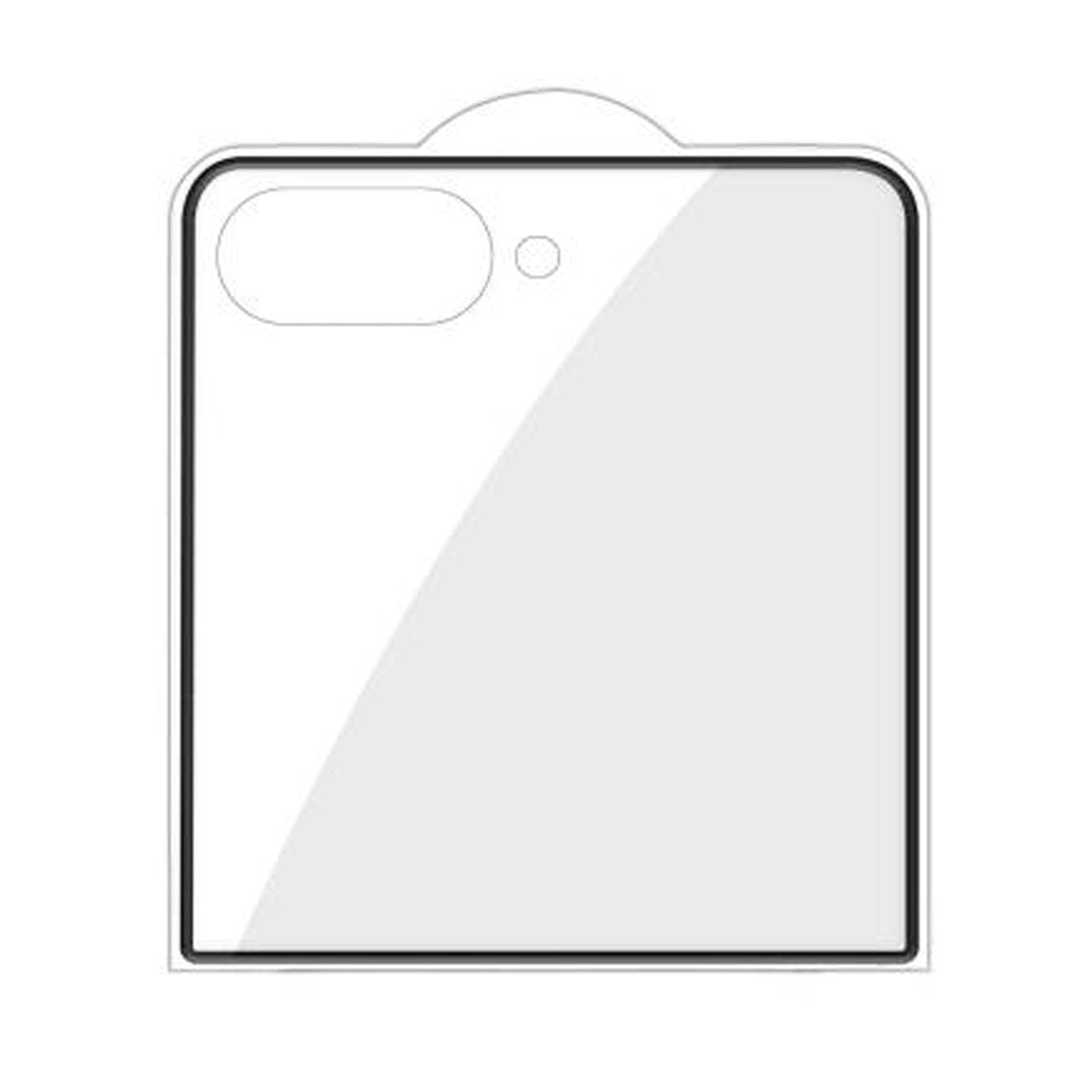 Samsung Galaxy Z Flip 8 Skærmbeskytter Hærdet glas