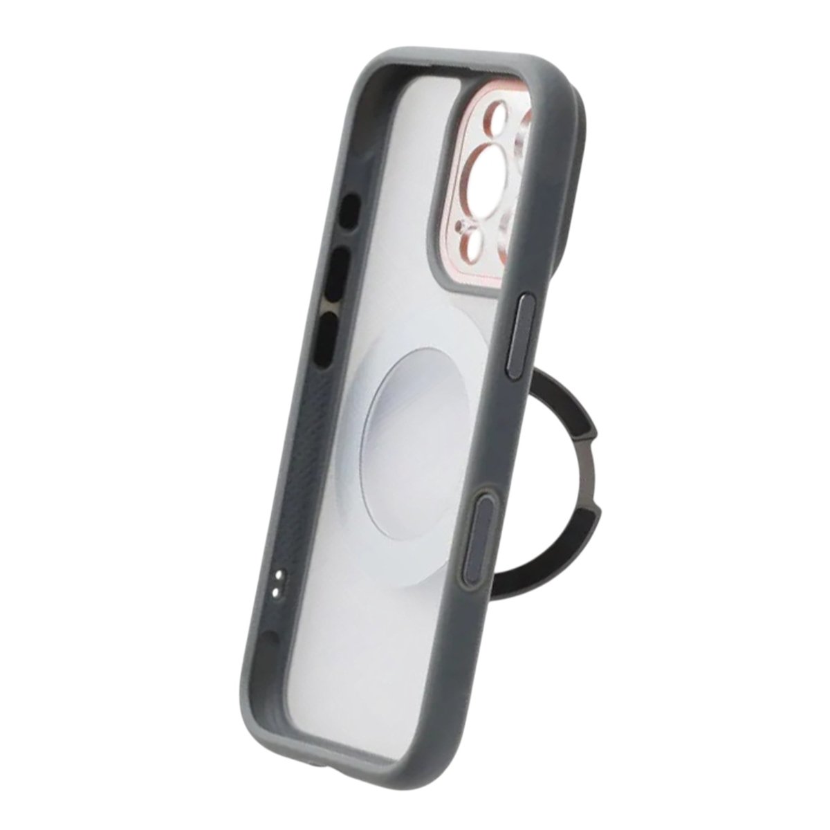 iPhone 16 Pro Cover Roterbart stativ MagSafe Grå