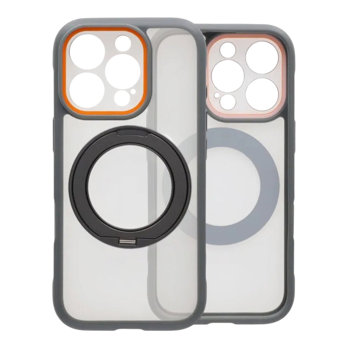 iPhone 16 Pro Cover Roterbart stativ MagSafe Grå