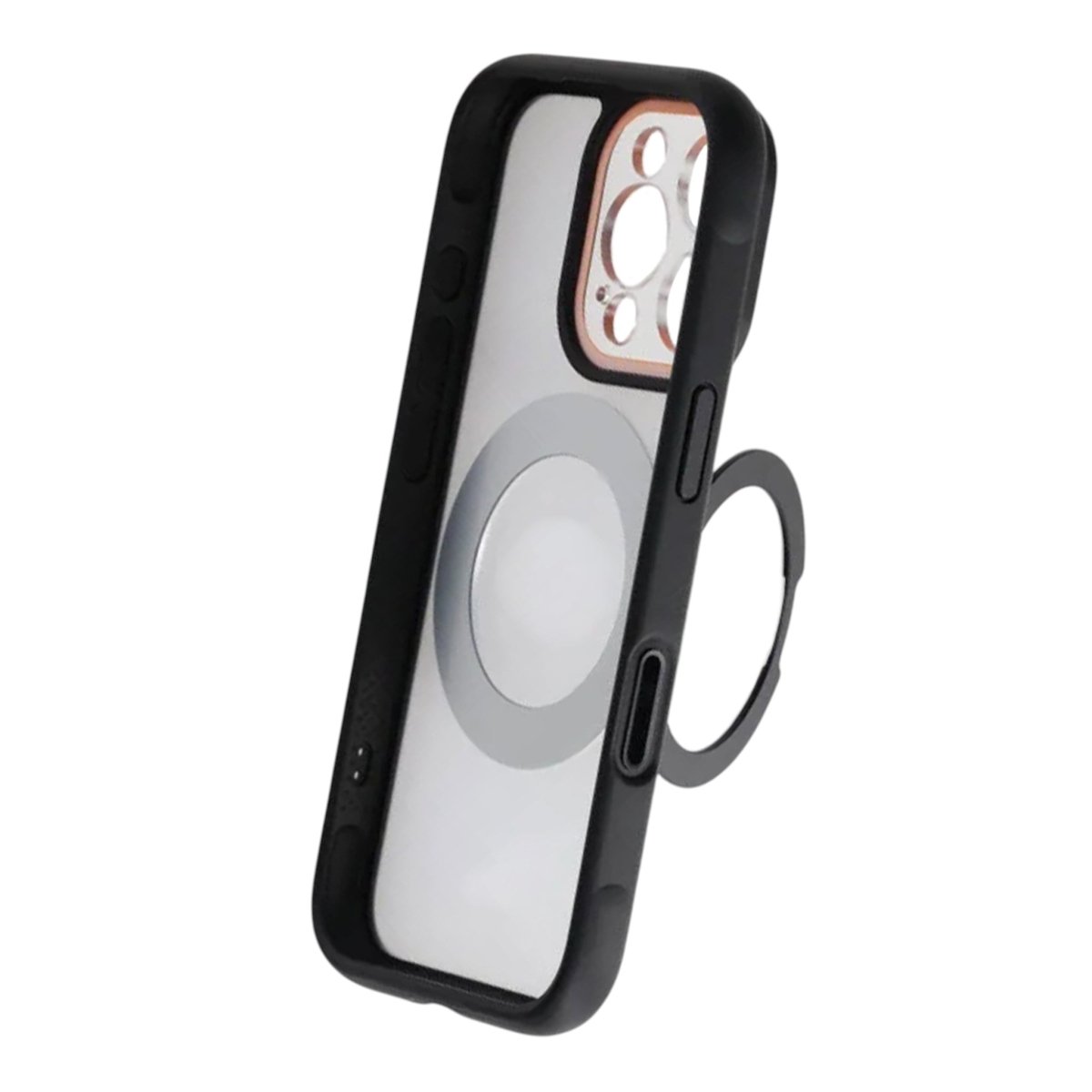 iPhone 16 Pro Cover med roterbart stativ MagSafe Sort