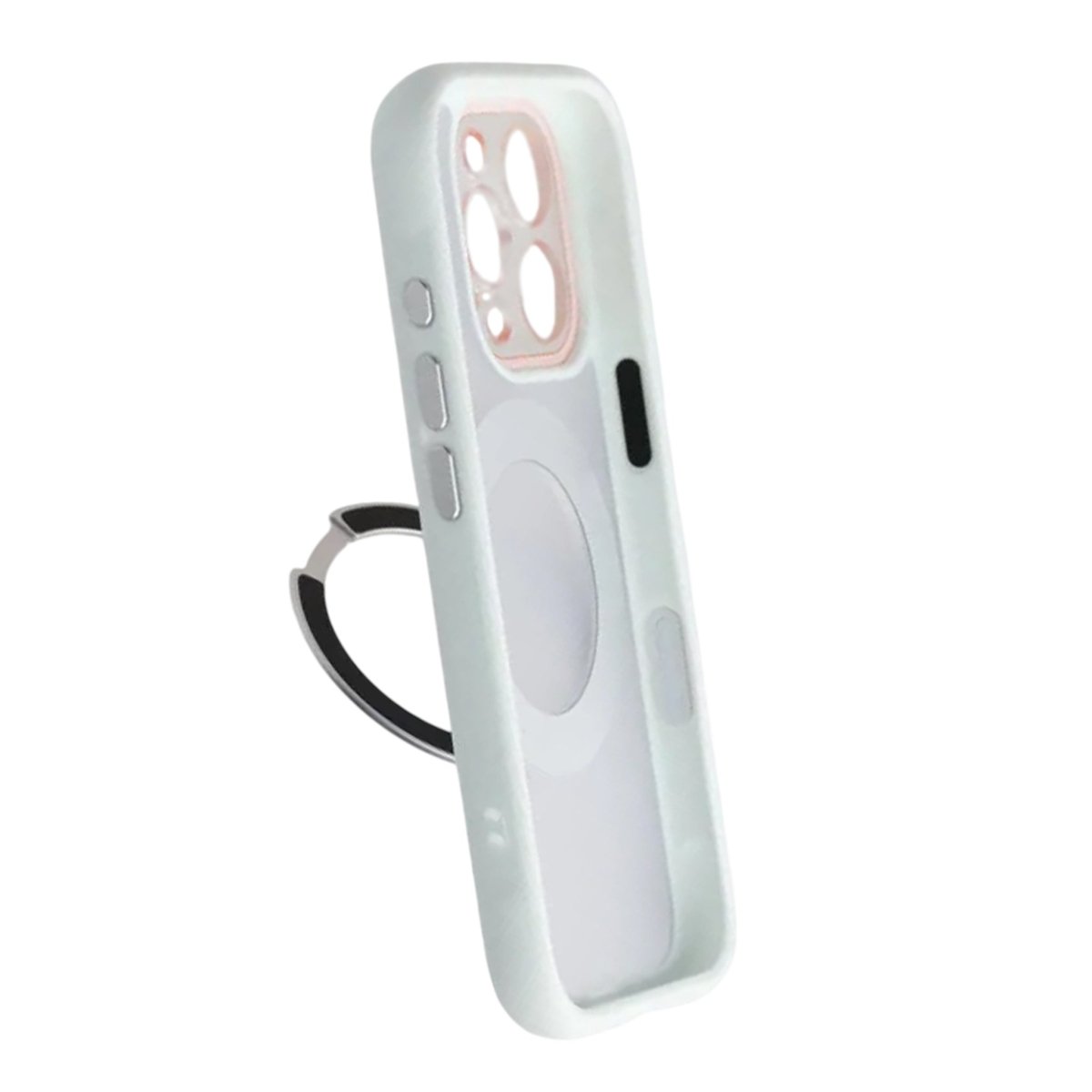 iPhone 16 Pro Cover med roterbart stativ MagSafe Hvid