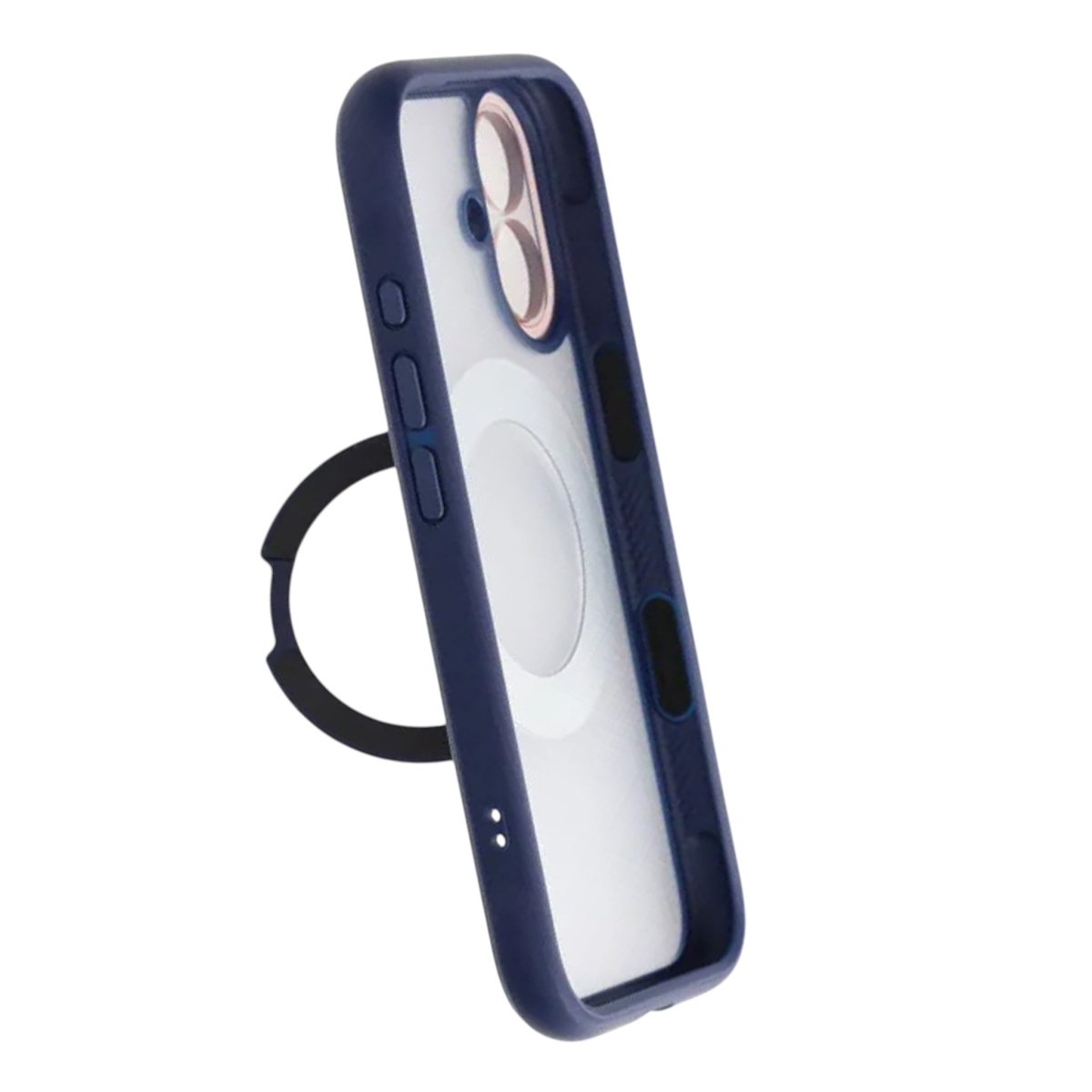 iPhone 17 Cover med roterbart stativ MagSafe Blå