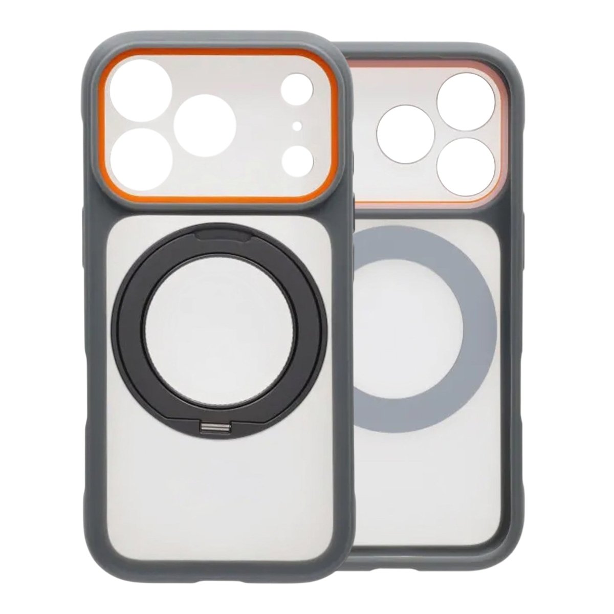 iPhone 17 Pro Cover med roterbart stativ MagSafe Grå
