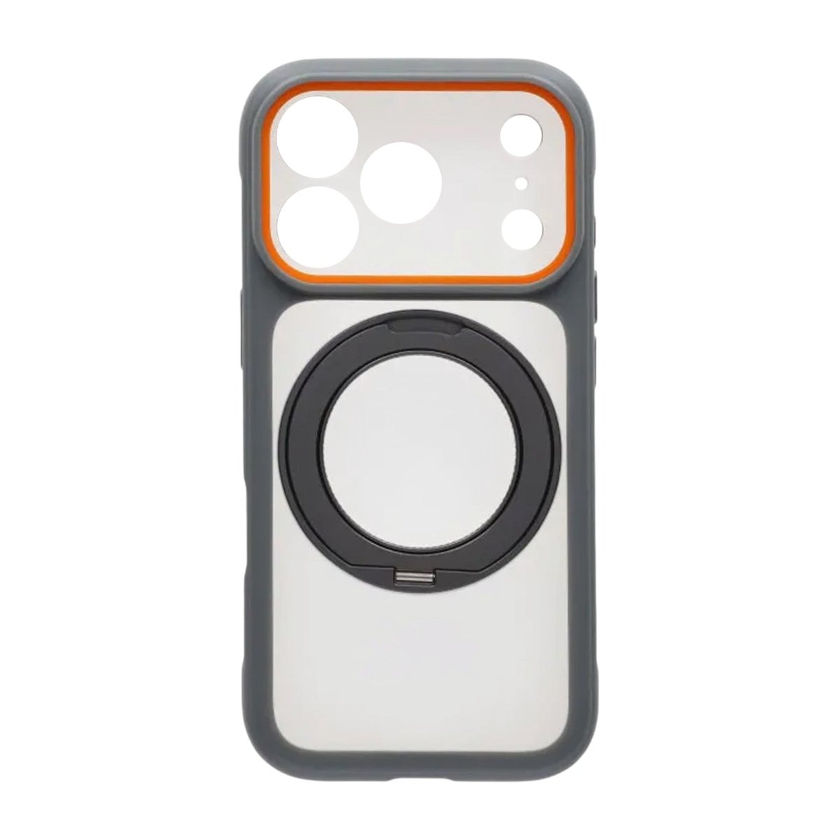 iPhone 17 Pro Cover med roterbart stativ MagSafe Grå