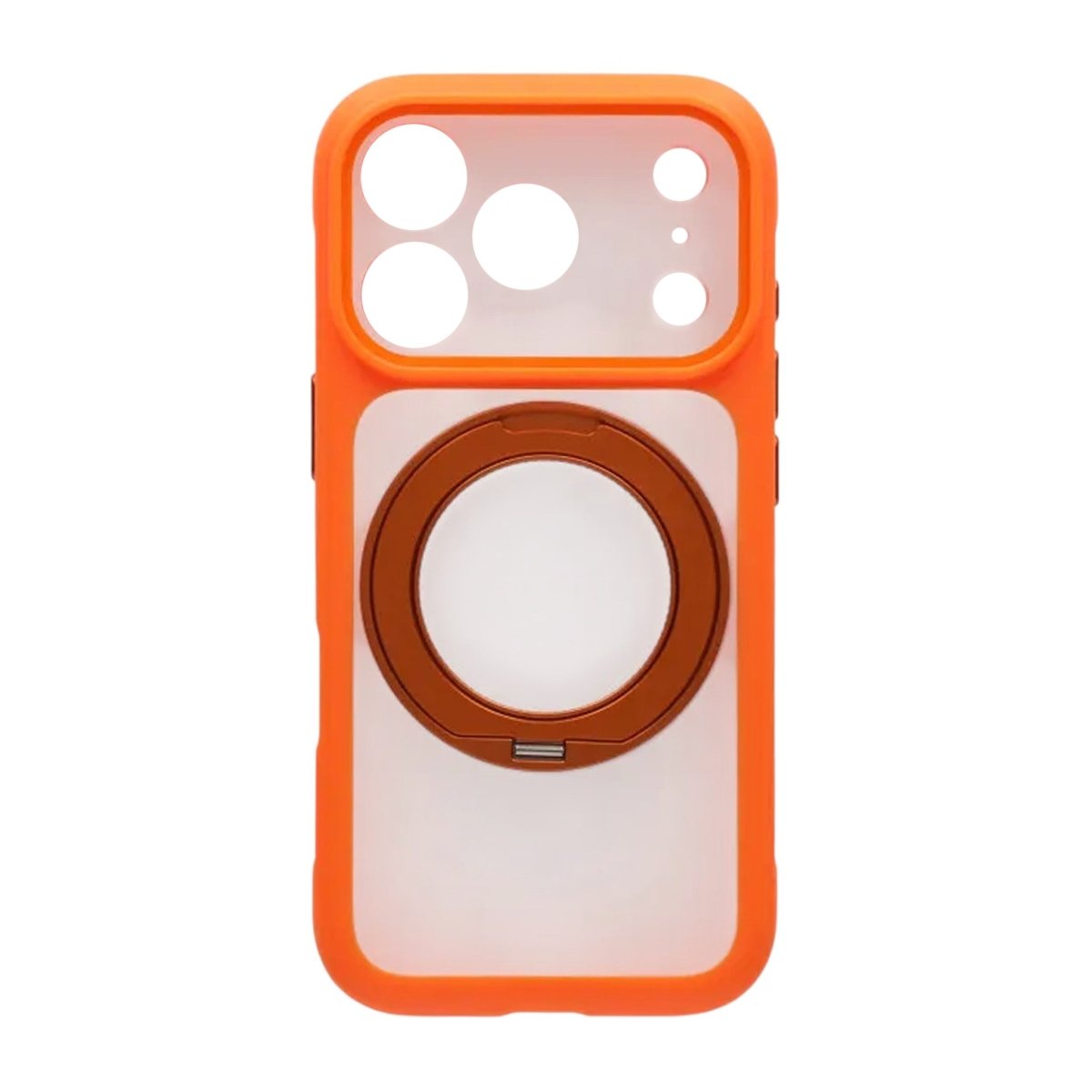 iPhone 17 Pro Max Cover med roterbart stativ MagSafe Orange