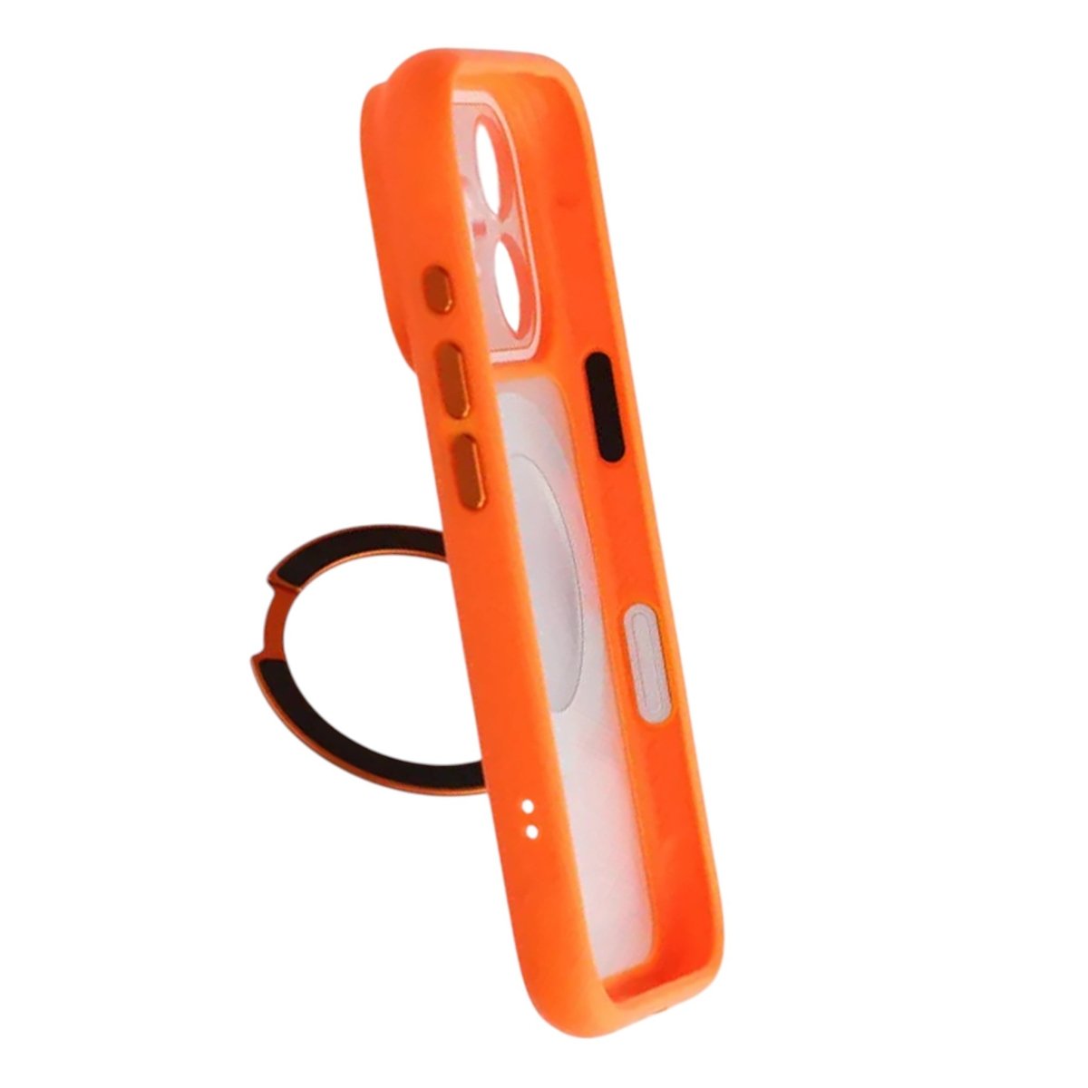 iPhone 17 Pro Max Cover med roterbart stativ MagSafe Orange