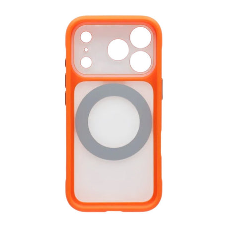 iPhone 17 Pro Max Cover med roterbart stativ MagSafe Orange