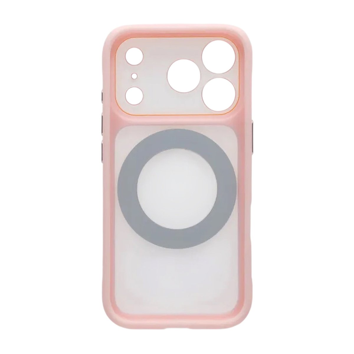 iPhone 17 Pro Max Cover med roterbart stativ MagSafe Lyserød