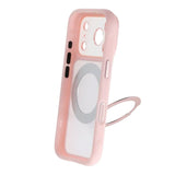 iPhone 17 Pro Max Cover med roterbart stativ MagSafe Lyserød