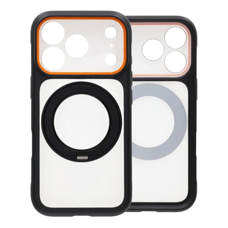 iPhone 17 Pro Max Cover med roterbart stativ MagSafe Sort