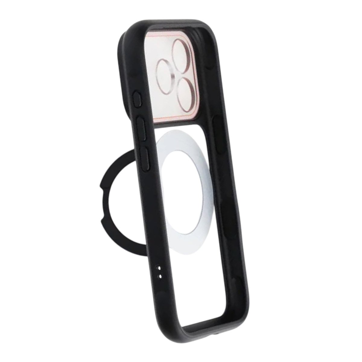 iPhone 17 Pro Max Cover med roterbart stativ MagSafe Sort