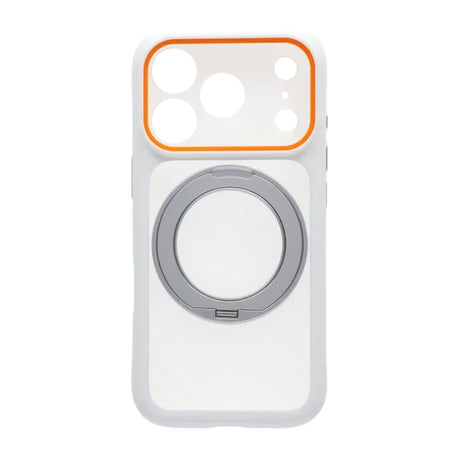 iPhone 17 Pro Max Cover med drejeligt stativ MagSafe Hvid