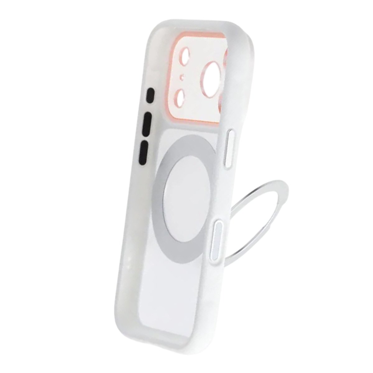 iPhone 17 Pro Max Cover med drejeligt stativ MagSafe Hvid