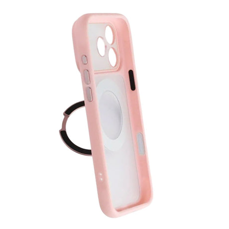 iPhone 17 Pro Cover med roterbart stativ MagSafe Lyserød