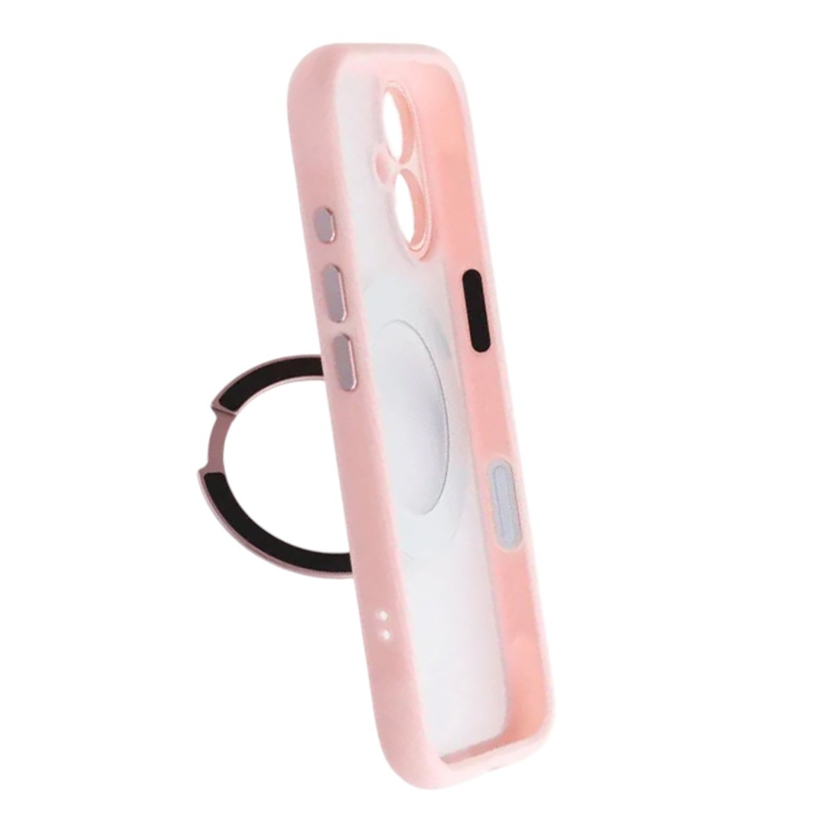 iPhone 17 Cover med roterbart stativ MagSafe Lyserød