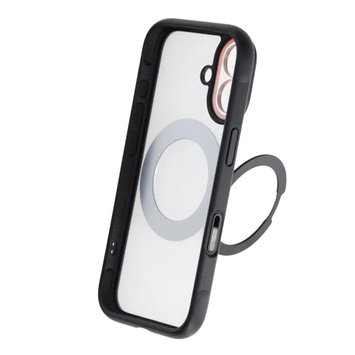iPhone 17 Cover med roterbart stativ MagSafe Sort