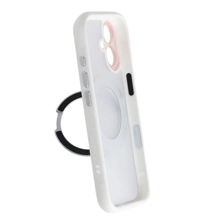 iPhone 17 Cover med roterbart stativ MagSafe Hvid