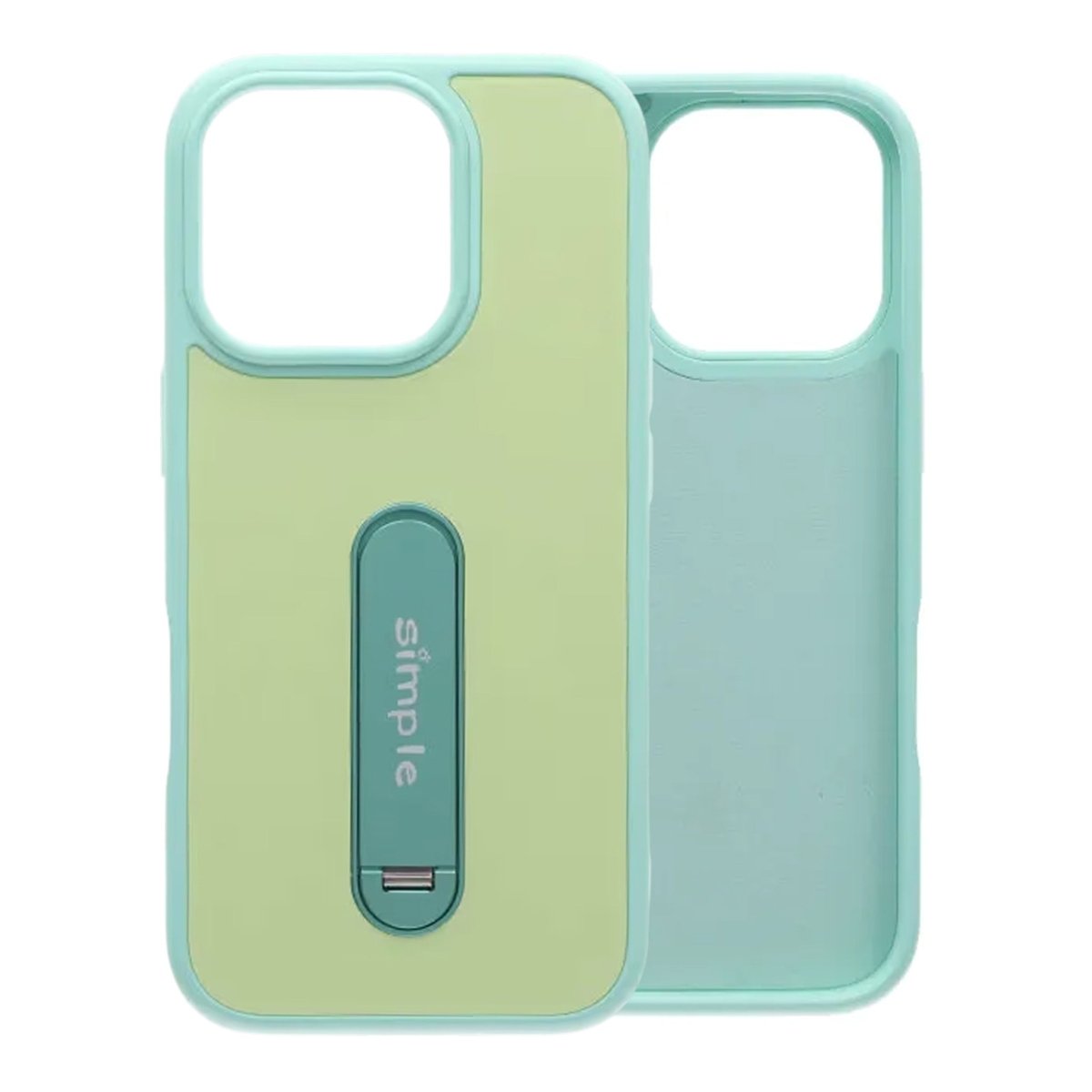 iPhone 16 Pro Cover med udfoldeligt stativ Grøn