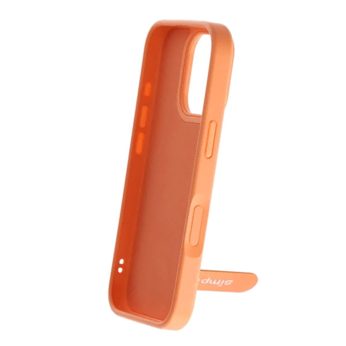 iPhone 16 Pro Cover med udfoldeligt stativ Orange