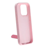 iPhone 16 Pro Cover med udfoldeligt stativ Lyserød