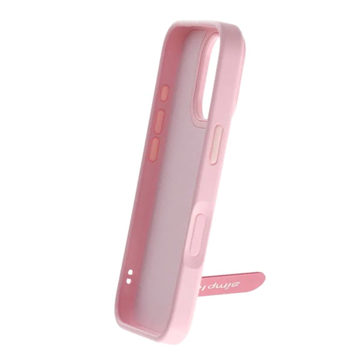 iPhone 16 Pro Cover med udfoldeligt stativ Lyserød