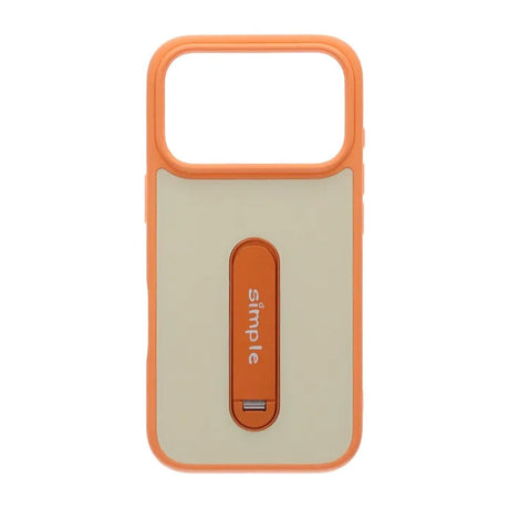 iPhone 17 Pro Max Cover med udfoldeligt stativ Orange