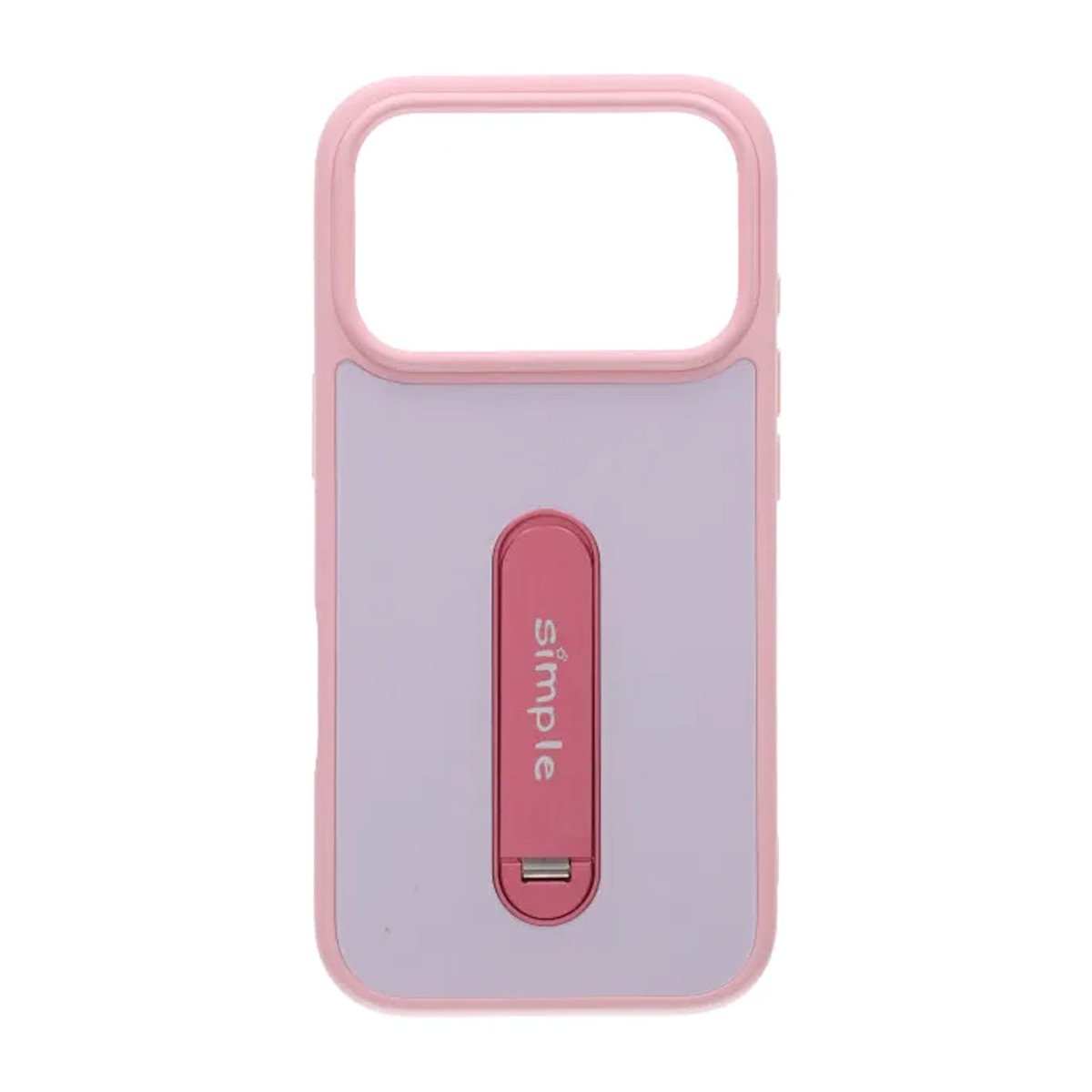 iPhone 17 Pro Max Cover med udfoldeligt stativ Lyserød